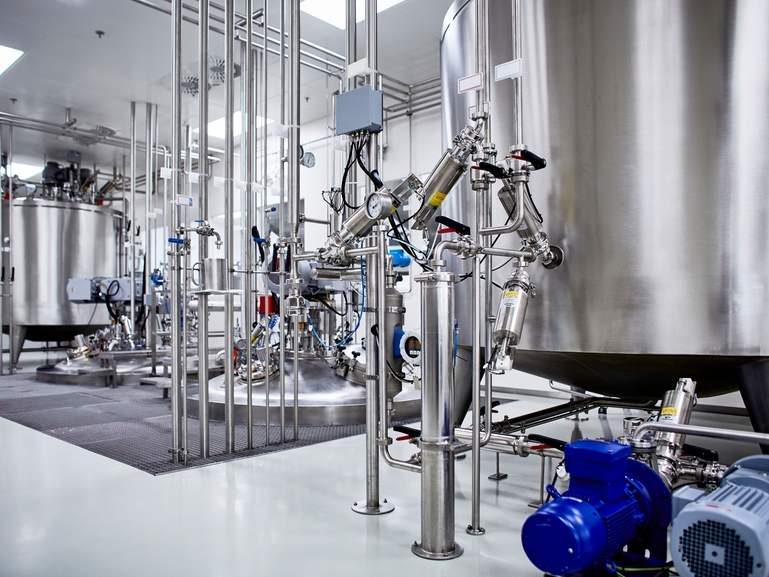 Bioreactor scene in the life science industry