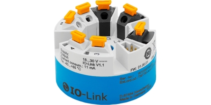 RTD IO-Link temperature head transmitter iTEMP TMT36 for head mount process temperature sensors